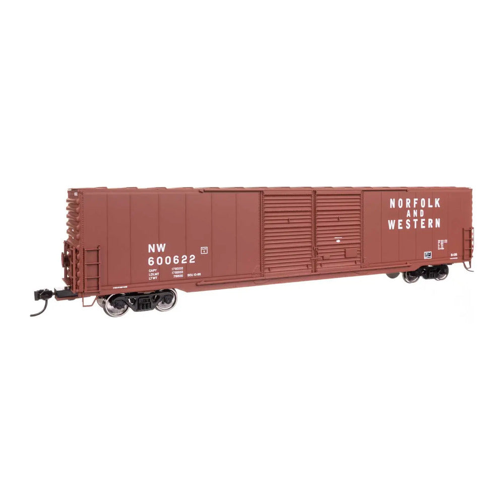 walthers mainline 910 3409 ho scale 60 ps double door boxcar n w 600622