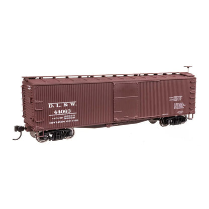 Walthers Mainline 910-40176 HO 40' Wood Boxcar Lackawanna #44063