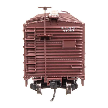 Walthers Mainline 910-40176 HO 40' Wood Boxcar Lackawanna #44063
