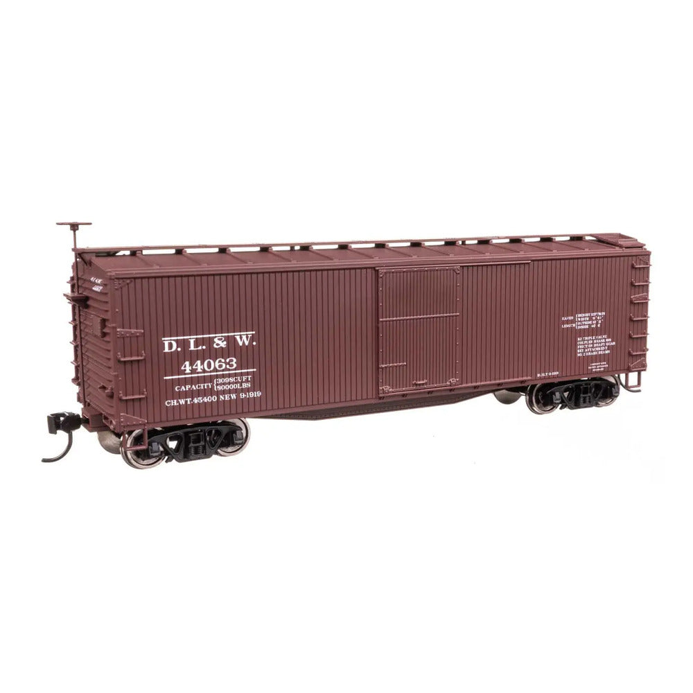 walthers mainline 910 40176 ho scale 40 wood boxcar rtr dl w 44063