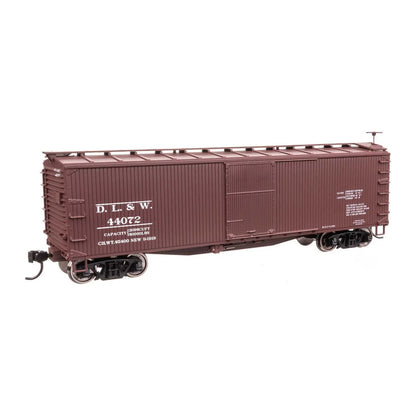 Walthers Mainline 910-40177 HO 40' Wood Boxcar Lackawanna #44072