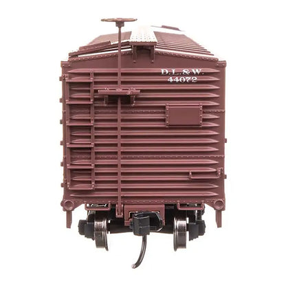 Walthers Mainline 910-40177 HO 40' Wood Boxcar Lackawanna #44072