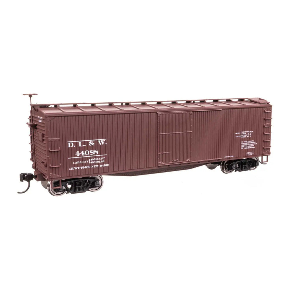 walthers mainline 910 40178 ho scale 40 wood boxcar rtr dl w 44088