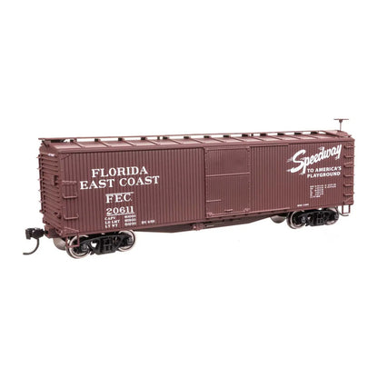 Walthers Mainline 910-40179 HO 40' Wood Boxcar FEC #20611