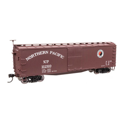 walthers mainline 910 40184 ho scale 40 wood boxcar rtr np 11260