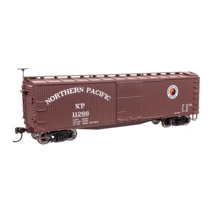 walthers mainline 910 40185 ho scale 40 wood boxcar rtr np 11266
