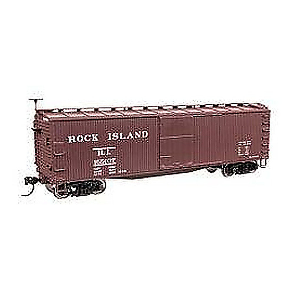 walthers mainline 910 40197 ho scale 40 wood boxcar rtr rock island 155037