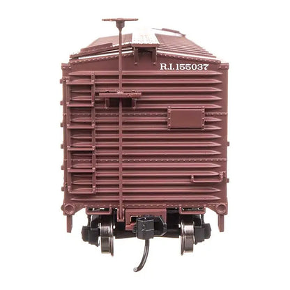 Walthers Mainline 910-40197 HO 40' Wood Boxcar - Rock Island #155037