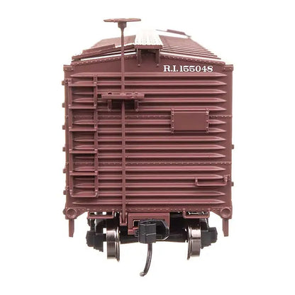 Walthers Mainline 910-40198 HO 40' Wood Boxcar - Rock Island #155048