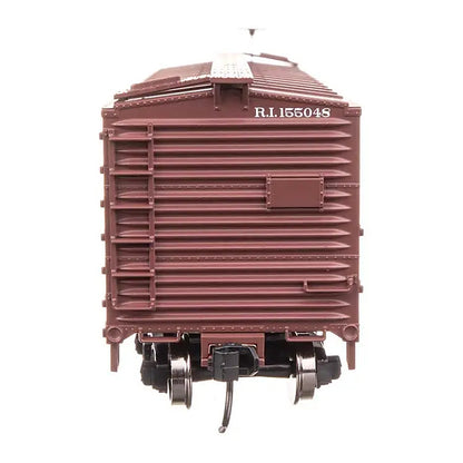 Walthers Mainline 910-40198 HO 40' Wood Boxcar - Rock Island #155048