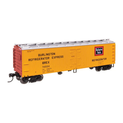 Walthers Mainline 910-41305 HO 40' Reefer Chicago Burlington #74504