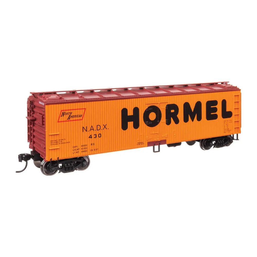 walthers mainline 910 41310 ho scale 40 wood reefer rtr hormel 430