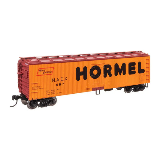 walthers mainline 910 41312 ho scale 40 wood reefer rtr hormel 467