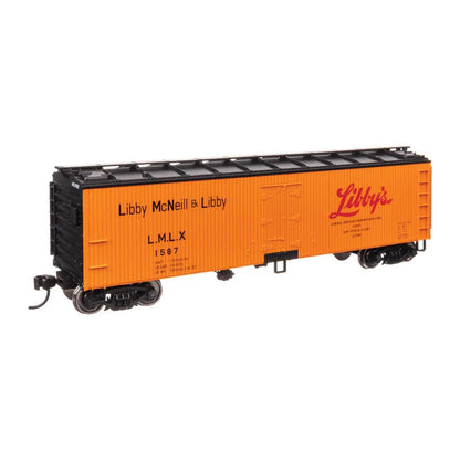 Walthers Mainline 910-41313 HO 40' Wood Reefer - Libby LMLX #1587