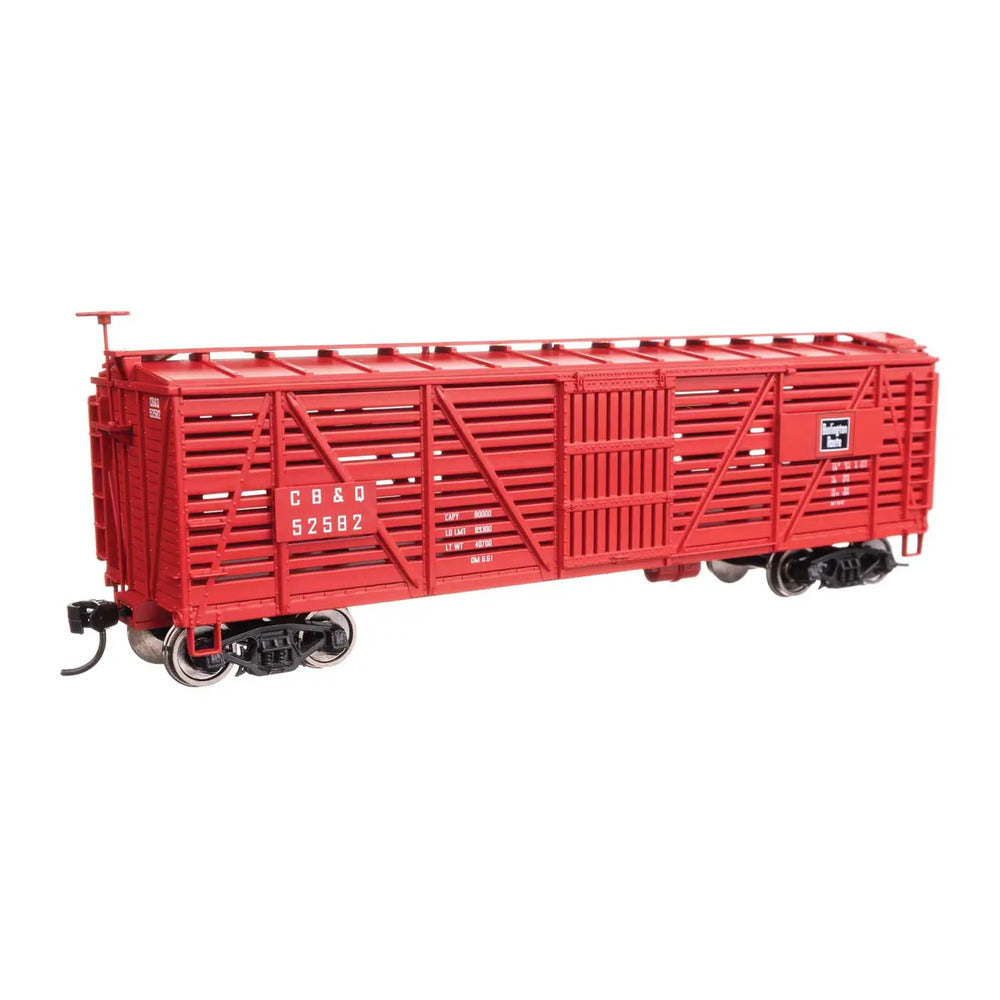 walthers mainline 910 41454 ho scale 40 wood stock car rtr cb q 52582