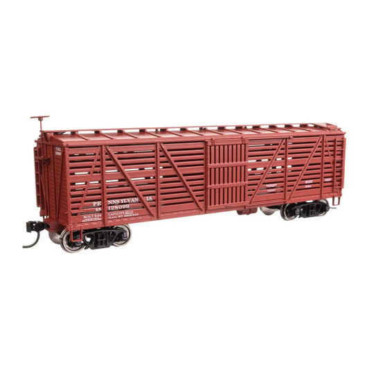 walthers mainline 910 41465 ho scale 40 wood stock car rtr prr 128099