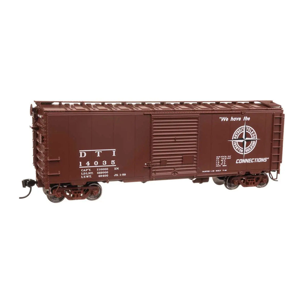 walthers mainline 45208 ho scale 40 acf welded boxcar w 8 youngstown door re