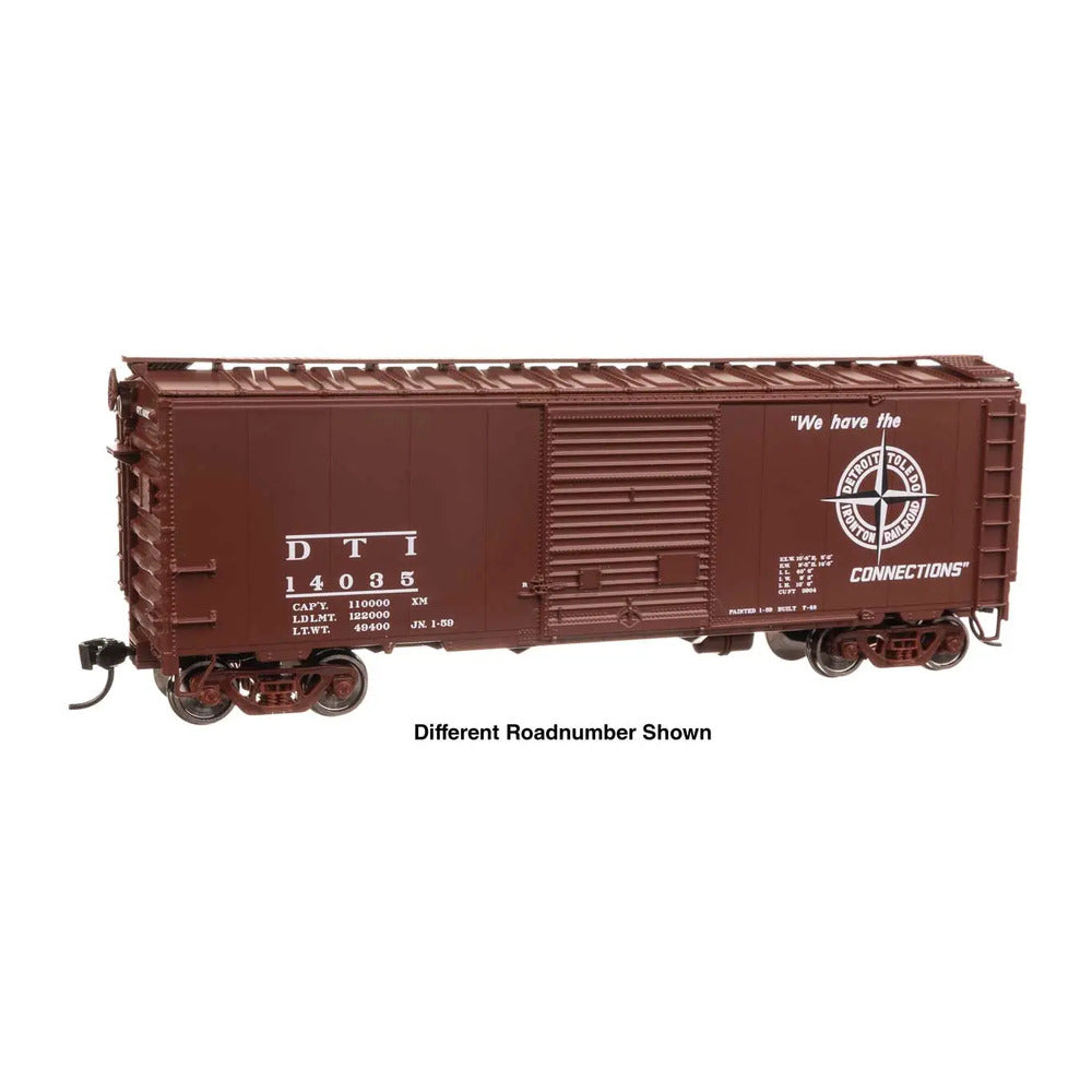 walthers mainline 45210 ho scale 40 acf welded boxcar w 8 youngstown door re
