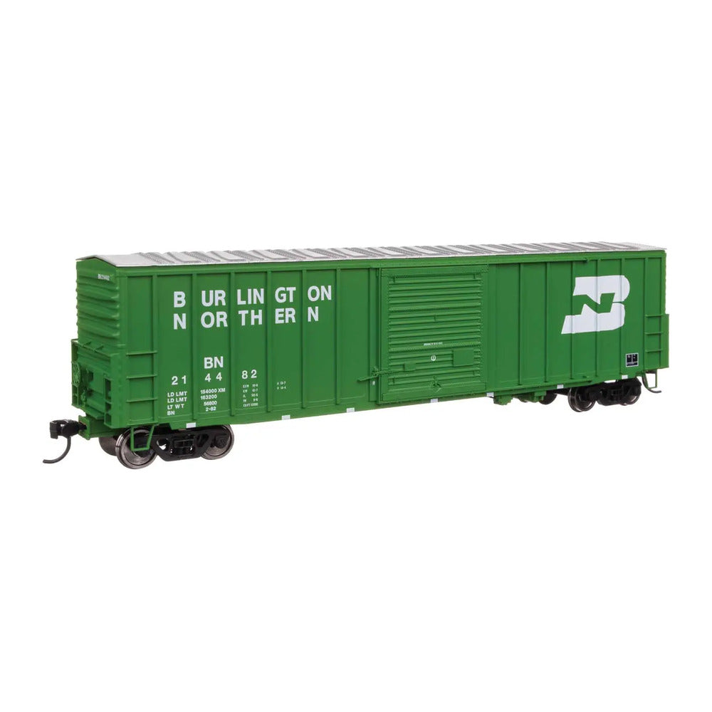 walthers mainline 910 46028 ho scale 50 acf boxcar rtr bn 214482