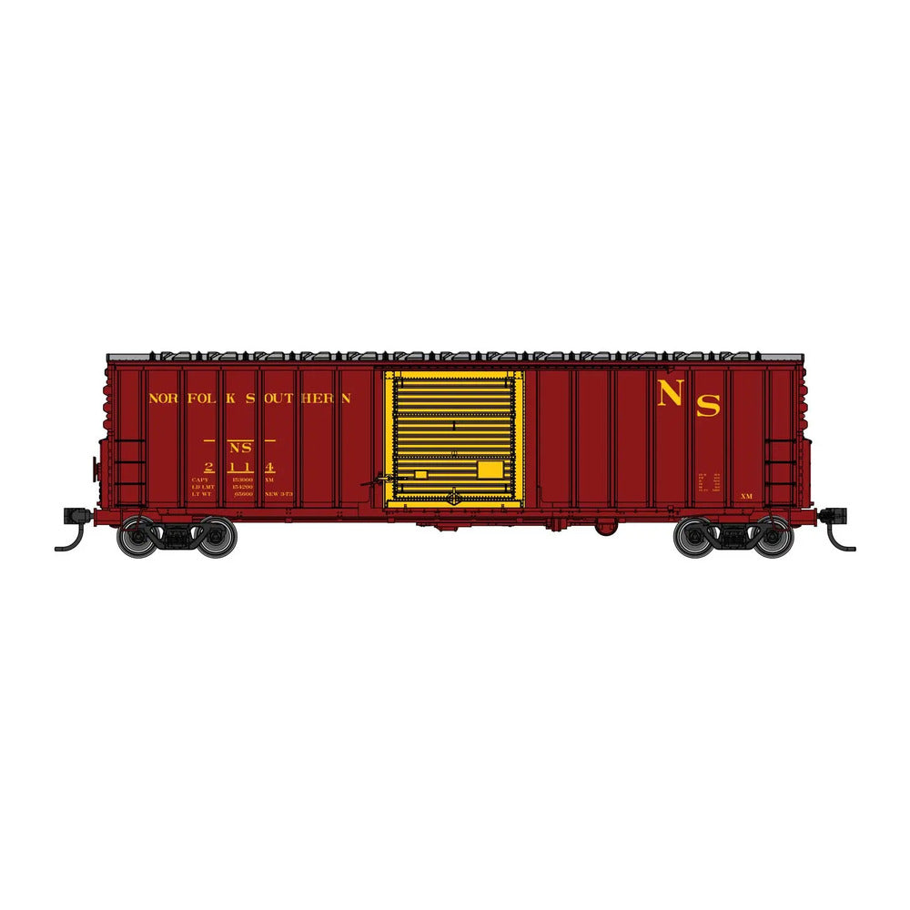 walthers mainline 910 46045 ho scale 50 acf boxcar rtr ns 2114