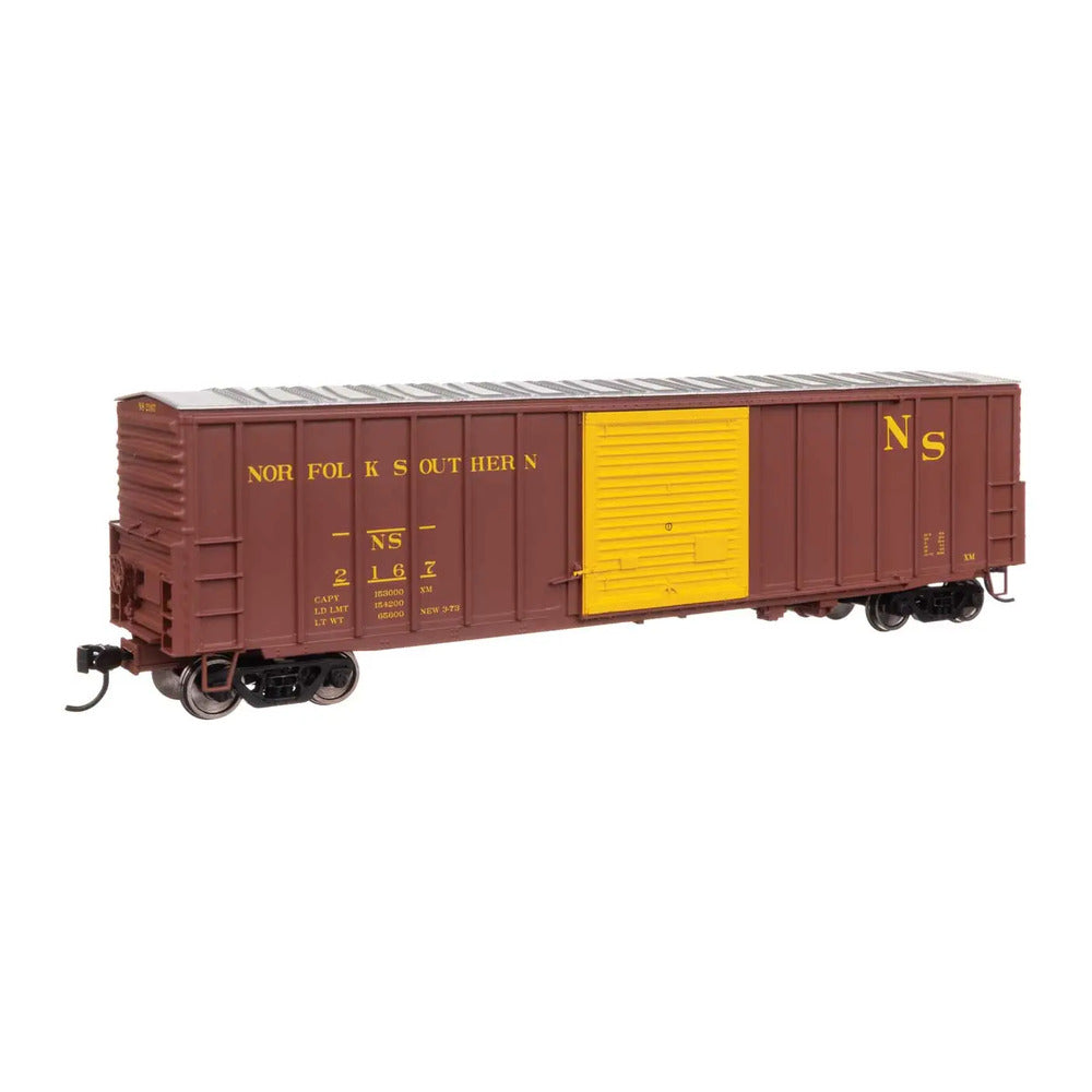 walthers mainline 910 46047 ho scale 50 acf boxcar rtr ns 2167