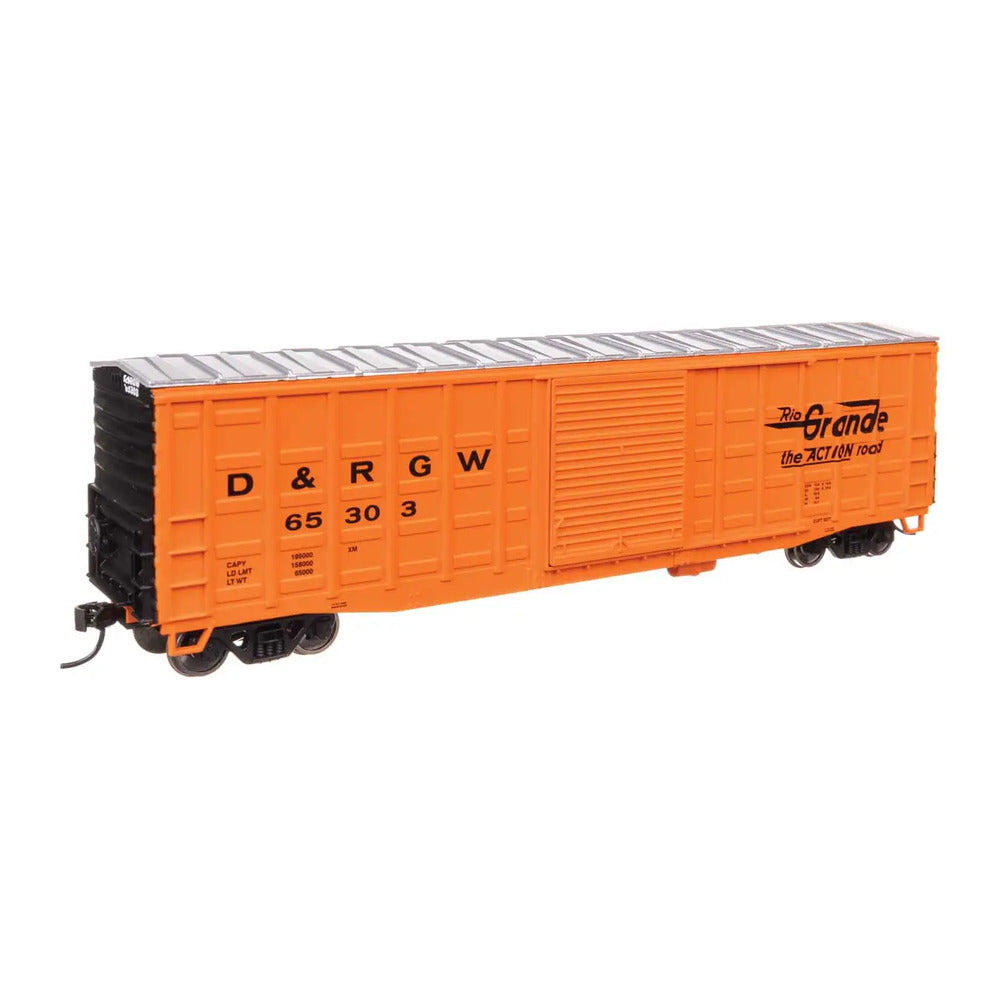 walthers mainline 910 46711 ho scale 50 waffle boxcar rtr drgw 65303