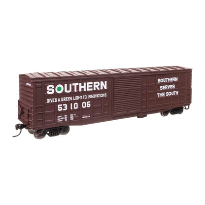 walthers mainline 910 46724 ho scale 50 waffle boxcar rtr southern 531006