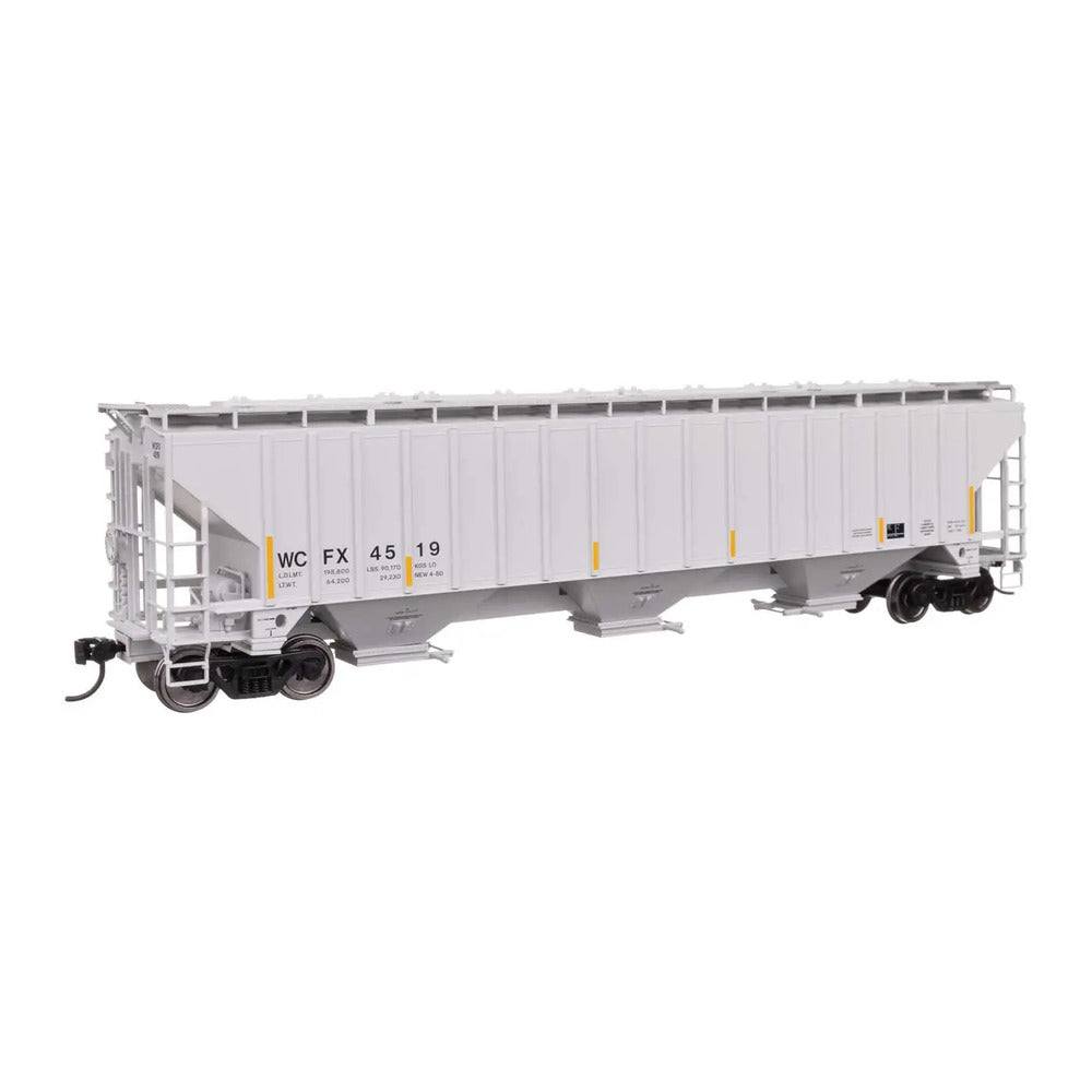 walthers mainline 910 49077 ho scale 57 hopper rtr ge rail wcfx 4519