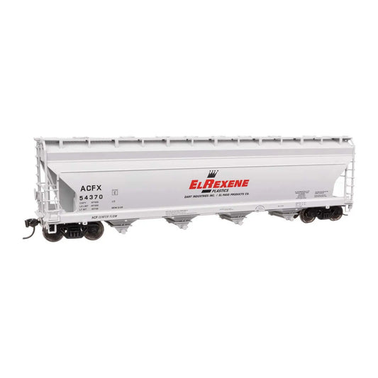 walthers mainline 49213 ho scale acf 5250 4 bay centerflow covered hopper read
