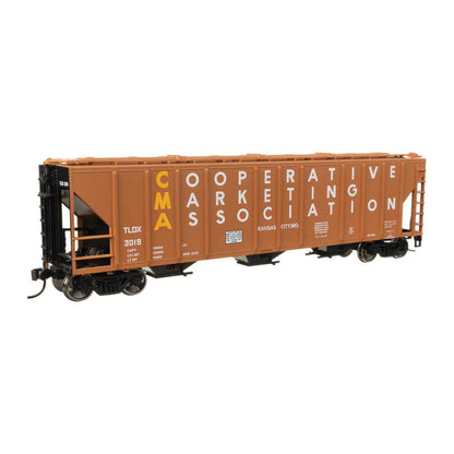 walthers mainline 49423 ho scale 50 pullman standard ps2 cd 4427 3 bay covered