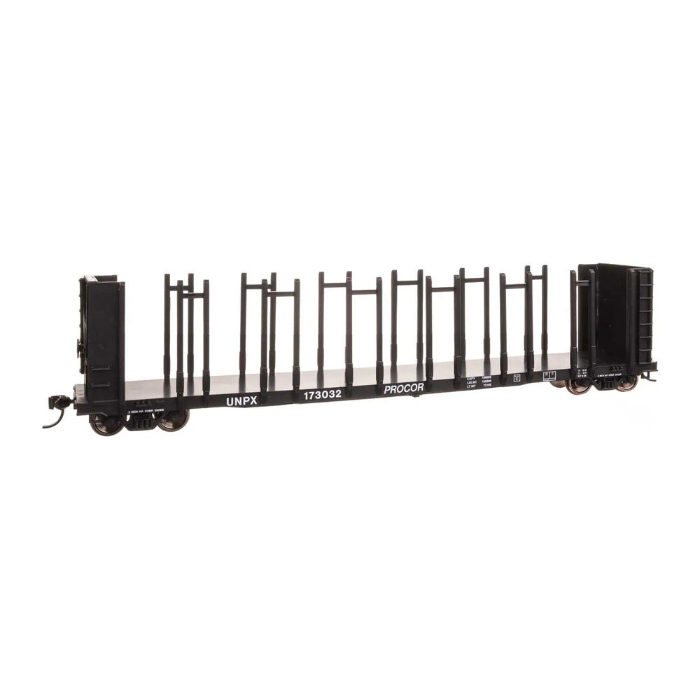 walthers mainline 50816 ho scale 63 pulpwood flatcar ready to run unpx 17