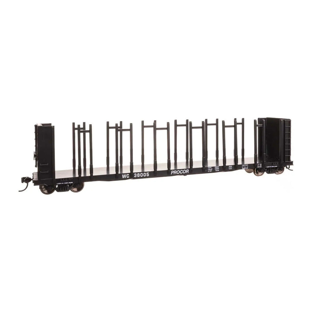 walthers mainline 50819 ho scale 63 pulpwood flatcar ready to run wisconsi