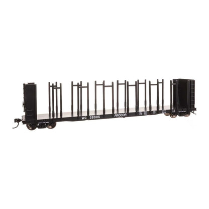 walthers mainline 50819 ho scale 63 pulpwood flatcar ready to run wisconsi