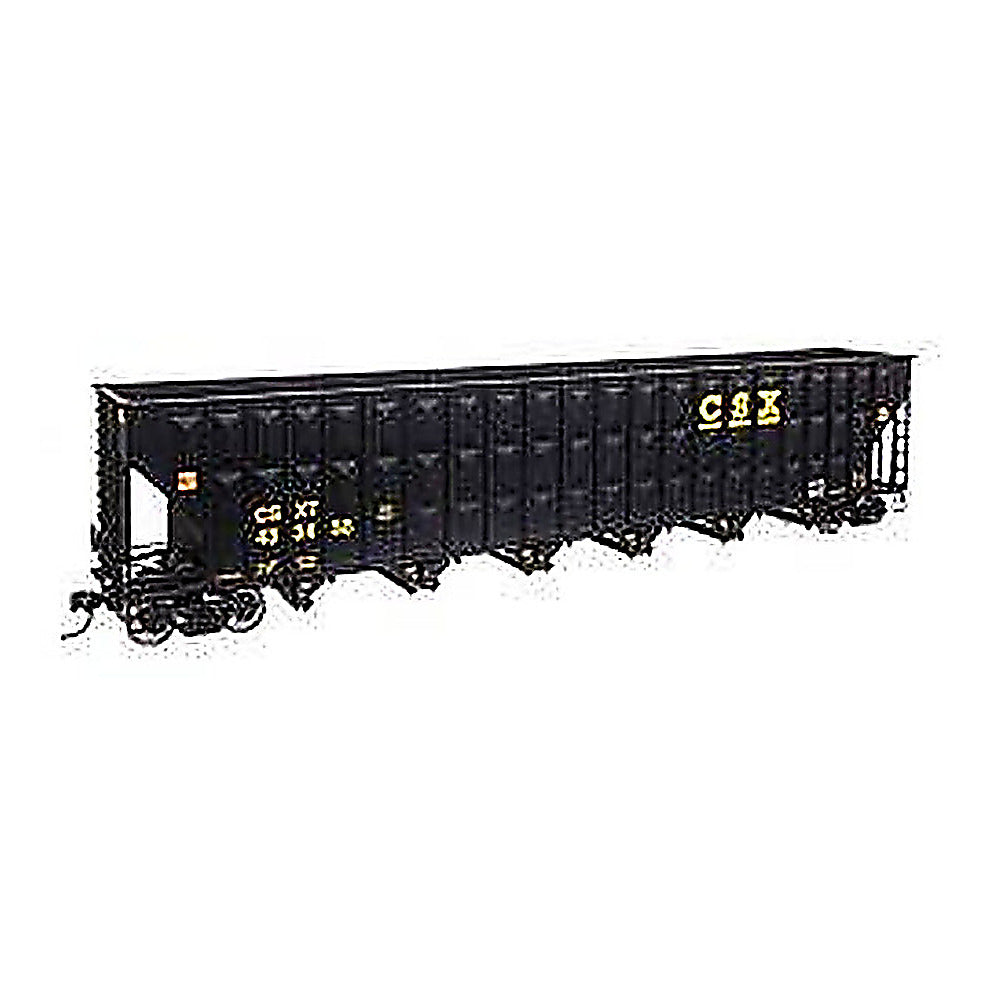 walthers mainline 910 56344 ho scale 73 wood chip hopper rtr csx 433450