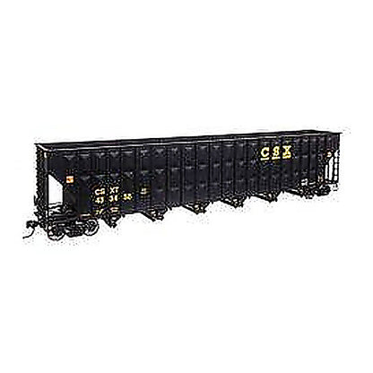walthers mainline 910 56344 ho scale 73 wood chip hopper rtr csx 433450