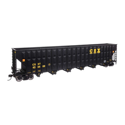 walthers mainline 910 56345 ho scale 73 wood chip hopper rtr csx 433489