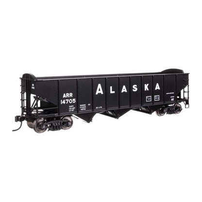 Walthers Mainline 910-56733 HO 70-Ton AAR 3-Bay Hopper - Alaska #14705