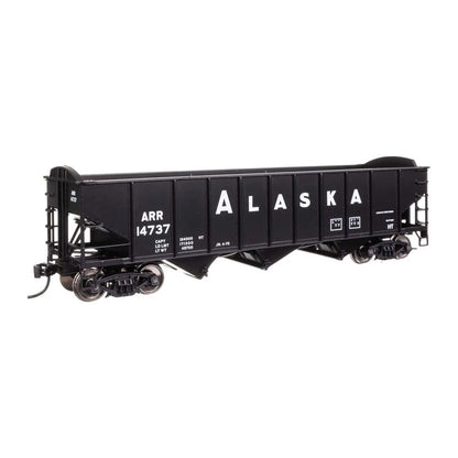 Walthers Mainline 910-56735 HO 70-Ton AAR 3-Bay Hopper - Alaska #14737