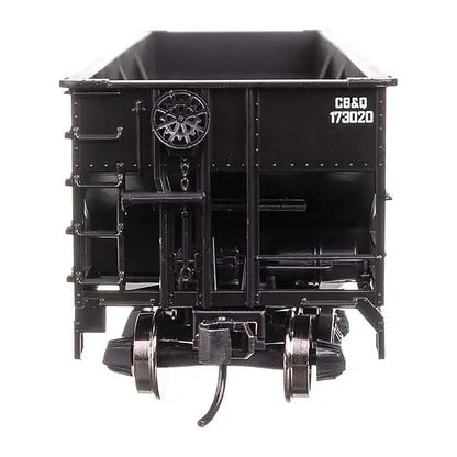 Walthers Mainline 910-56741 HO 70-Ton 3-Bay Hopper CB&Q #173020