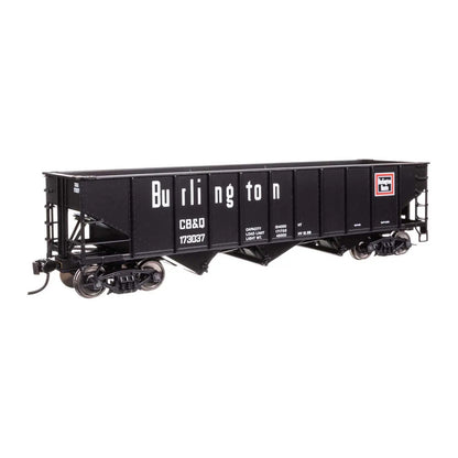 Walthers Mainline 910-56742 HO 70-Ton 3-Bay Hopper CB&Q #173037