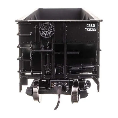 Walthers Mainline 910-56743 HO 70-Ton 3-Bay Hopper CB&Q #173089