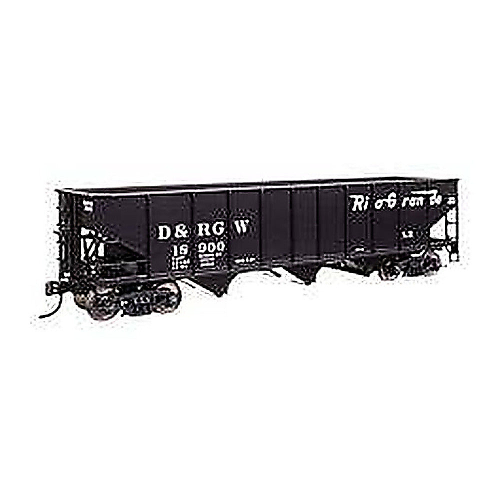 walthers mainline 910 56745 ho scale 70 ton aar hopper rtr drgw 18900