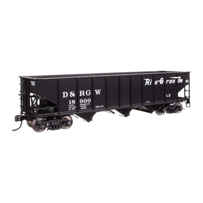 walthers mainline 910 56745 ho scale 70 ton aar hopper rtr drgw 18900