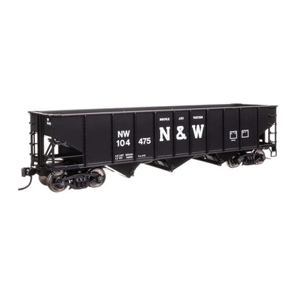 Walthers Mainline 910-56749 HO 70-Ton 3-Bay Hopper N&W #104475