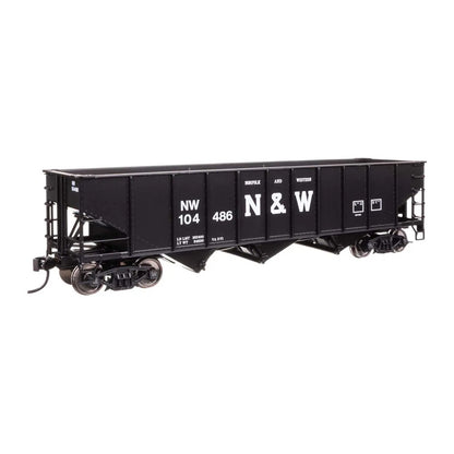 Walthers Mainline 910-56750 HO 70-Ton 3-Bay Hopper N&W #104486