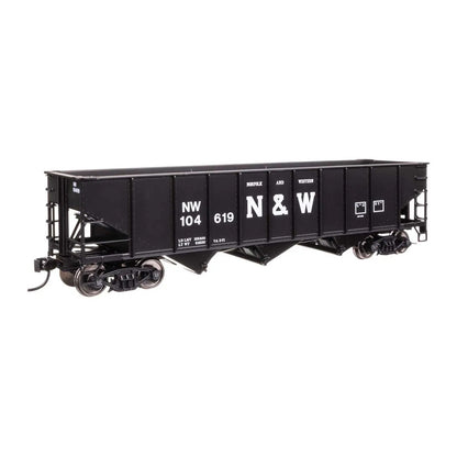 Walthers Mainline 910-56752 HO 70-Ton 3-Bay Hopper N&W #104619
