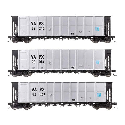 walthers mainline 910 56881 ho scale 50 rd 4 hopper 3 pack rtr vapx 98014 98246