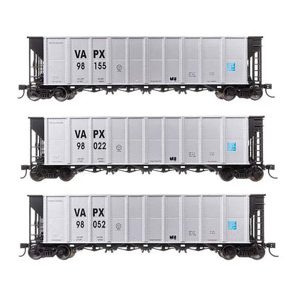 walthers mainline 910 56882 ho scale 50 rd 4 hopper 3 pack rtr vapx 98022 98155
