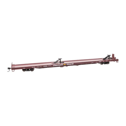 walthers mainline 5733 ho scale 89 channel side flatcar ready to run trail
