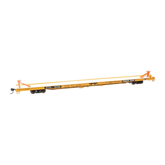 walthers mainline 5740 ho scale 89 channel side flatcar ready to run trail
